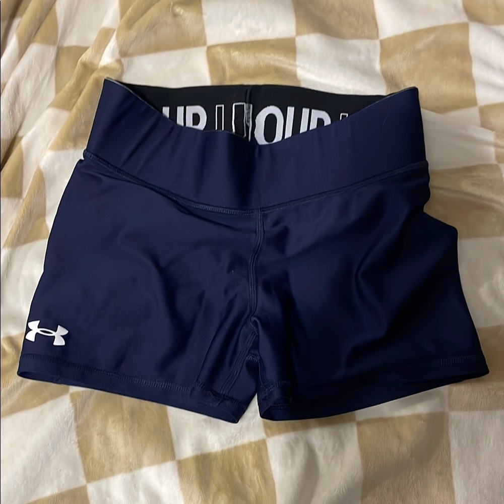 Under Armour Blue Athletic Shorts Performance Fit